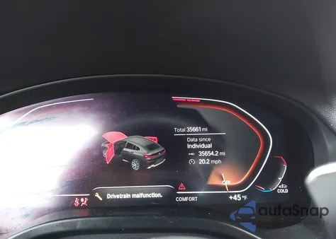 2022 BMW X4 xDrive30I из США, поврежденный, VIN 5UX33DT09N9L69206